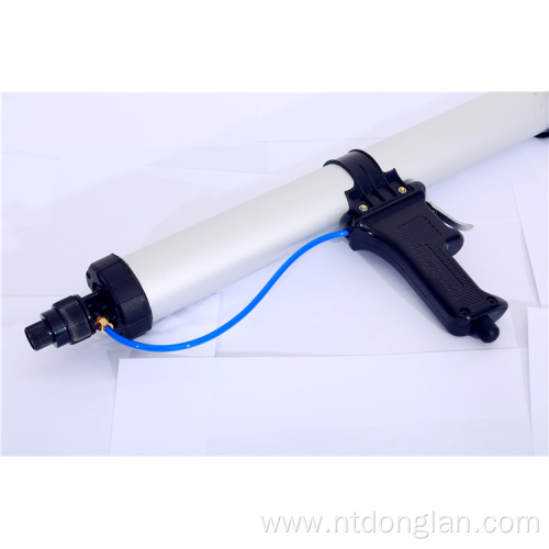 Professional 600ml Sausage Soft Pneumatic Caulking Gun Glass Glue Air Rubber Guns Tool With Control Valve